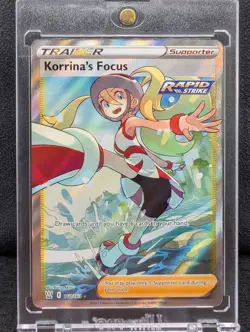 Korrina's Focus 160/163 SWSH05: Battle Styles NM Pokemon 2021 - Image 1