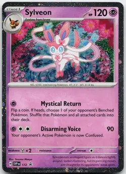 Sylveon (Cosmos Holo) 172 Holo Promo Scarlet & Violet Promo Pokemon Near Mint - Image 1