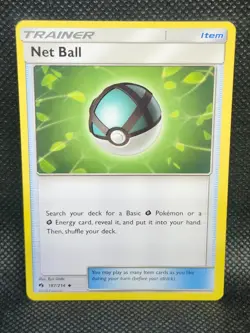 Pokemon Net Ball Lost Thunder 187/214 Excellent Condition - Image 1