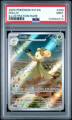 Dolliv 200 Illustration Rare Svi En-scarlet & Violet Pokemon PSA 9 - Image 1