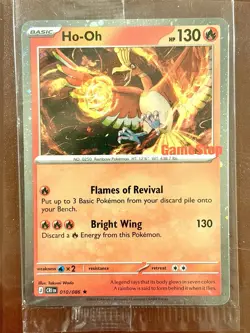 Pokemon TCG Chaos Rising Ho-Oh 010/086 Holo GameStop Stamped Promo Sealed - Image 1