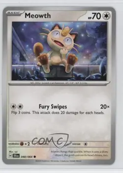 Meowth Pokemon Scarlet & Violet: Shrouded Fable SFA #048 - Image 1