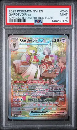2023 POKEMON SVI EN-SCARLET & VIOLET #245 GARDEVOIR EX PSA 9 - Image 1