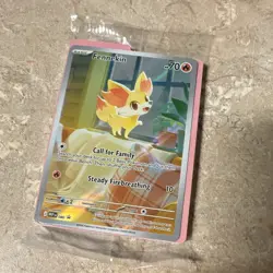 SEALED *IN HAND* Pokemon Chaos Rising TCG Fennekin 080 PROMO FULL ART ETB - Image 1