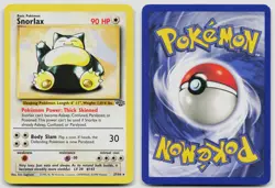 SNORLAX 27/64 RARE JUNGLE POKEMON UNLIMITED LP - Image 3