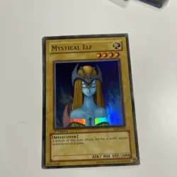 Yugioh TCG | Mystical Elf LOB-E050 | 1st Edition | Legend of Blue Eyes - Image 1