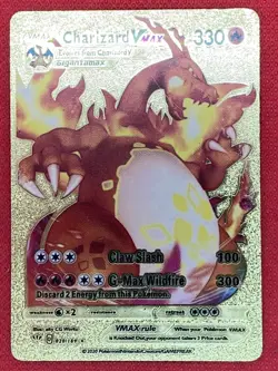 2 Pokemon cards - Vaporeon & Charizard Vmax - Image 4