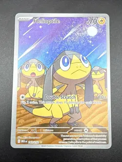 Helioptile 143/132 ME01: Mega Evolution Illustration Rare Pokemon Card - Image 3
