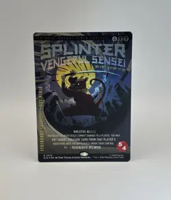 Magic: The Gathering TMNT Splinter Vengeful Sensei Foil Card - Image 2