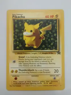 Pokemon Ivy Pikachu Promo Card World Collection #1 - Image 1