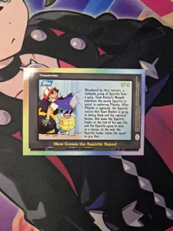 Topps Pokemon Card EP12 Here Comes the Squirtle Squad Rainbow Holo Blue Label - Image 2