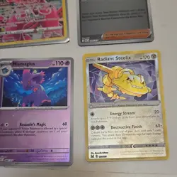 Pokemon TCG SVP Holo Lot Lugia V Unown V Radiant Steelix Oricorio EX 7 Cards - Image 2