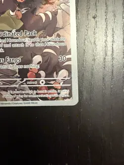 Pokemon TCG Houndour Holo Illustration Card 204/197 SV03 Obsidian Flames - Image 2