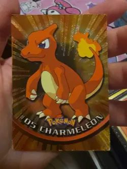 Pokemon Topps CHARMELEON Card Tv Animation Edition Parallel Foil #05 Nintendo - Image 1