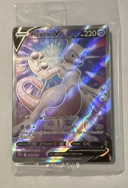 Mewtwo V *SEALED* Promo Holo #SWSH229 Sword & Shield Pokemon Card NEAR MINT - Image 1