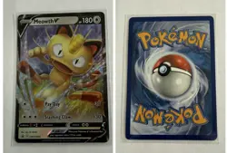 Pokemon TCG 9-Card Lot Meowth V, Espeon V, Pikachu, cleffa, snorlax, - Image 2