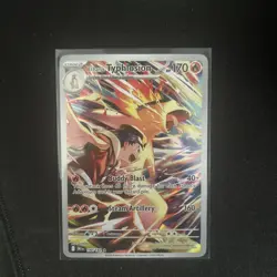 Pokemon TCG Destined Rivals Ethan's Typhlosion Card 190/182 Near Mint - Image 1