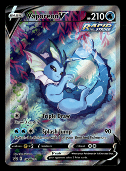 Vaporeon V Promo Holo SWSH: Sword & Shield Promo Cards SWSH181 LP Pokemon TCG - Image 1