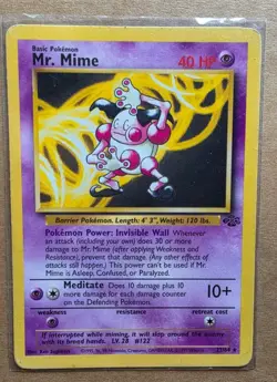 ***Pokemon TCG Mr. Mime 1999 Jungle Card*** - Image 3