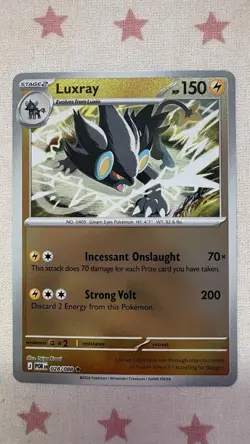 Luxray 028/088 Perfect Order Reverse Holo Rare Pokemon TCG Card - Image 1