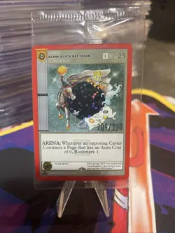 Metazoo Blank Black Bat Token Exclusive N.F.T. Promo Card 209/230 ERROR sealed - Image 1