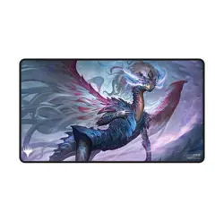 Ultra Pro Magic Black-Stitched Playmat - Tarkir: Dragonstorm - Shiko, Paragon of - Image 1