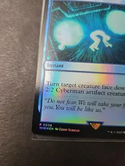MTG FOIL Cyber Conversion Surge Foil - Doctor Who Commander - Image 3