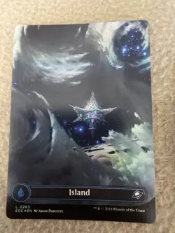 Island (0263) (Borderless Foil) - Edge of Eternities (EOE) - Image 1