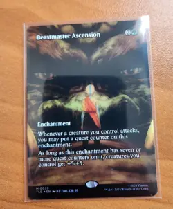Magic MTG Avatar Beastmaster Ascension TLE 0039 Borderless Foil Mythic - Image 1