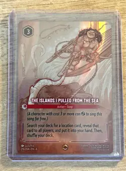 Disney Lorcana The Islands I Pulled From The Sea 216/204 Maui Enchanted - Image 1