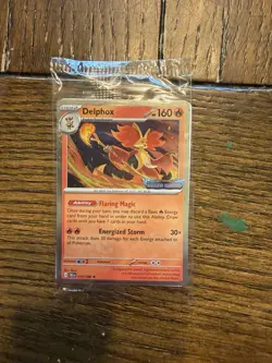 Delphox 013/086 Stamped Promo SEALED Chaos Rising Pokemon Card - Image 1