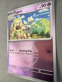 Pokemon TCG * Togetic 81/217 Love Ball Holo C REVERSE HOLO * ME Ascended Heroes - Image 2
