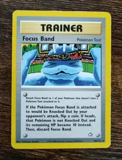 Pokemon Neo Genesis Focus Band 86/111 Non Holo MP+ - Image 1