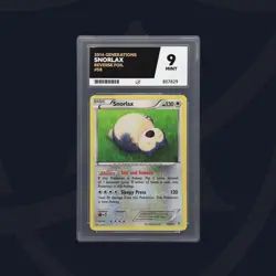 Pokemon ACE 9 MINT Snorlax Rev Foil 58/83 Generations 2016 - Image 1