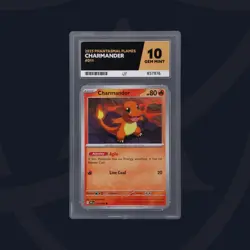 Pokemon ACE 10 GEM MINT Charmander 011/094 Phantasmal Flames 2025 - Image 1