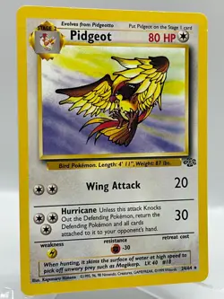 Pidgeot 24/64 Jungle Unlimited Non Holo Rare WotC Vintage Pokemon TCG Card - Image 2
