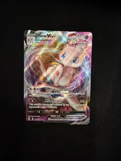 Pokemon Mew VMAX Ultra Rare Full Art Holo Swsh08 114/264 Eng 2021 310 HP - Image 2