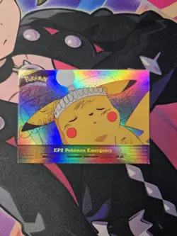 Pokemon Emergency #EP2 RAINBOW Holo Foil 2000 Topps Pokemon TV - VLP - Image 1