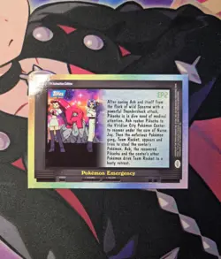 Pokemon Emergency #EP2 RAINBOW Holo Foil 2000 Topps Pokemon TV - VLP - Image 2