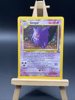 Pokemon Gengar 5/62 Fossil Holo Rare Vintage WOTC Near Mint NM/LP - Image 1