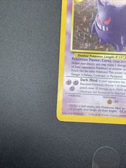 Pokemon Gengar 5/62 Fossil Holo Rare Vintage WOTC Near Mint NM/LP - Image 4