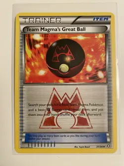 The Pokemon Company Team Magma's Great Ball Double Crisis Uncommon Trainer 31/34 - Image 1