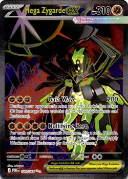 Mega Zygarde ex 104/088 Ultra Rare Perfect Order Pokemon Near Mint - Image 1