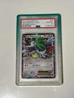 Pokemon Shaymin EX XY Roaring Skies #106 PSA 10 Gem Mint (POP 60) - Image 1
