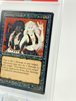 CUOMBAJJ WITCHES - Arabian Nights Graded PSA 8 MTG Magic the Gathering Card 1993 - Image 4