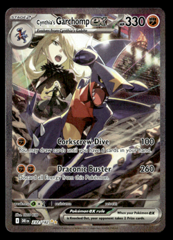 Cynthia's Garchomp ex SIR Holo SV10: Destined Rivals 232/182 NM Pokemon TCG - Image 1