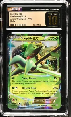 POP 3 Sceptile EX 7/98 - Pokemon Ancient Origins CGC 10 Pristine - Image 1