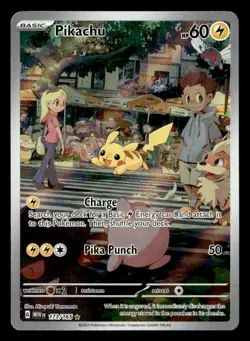Pikachu - Illustration Rare Holo SV: Scarlet & Violet 151 173/165 NM Pokemon TCG - Image 1