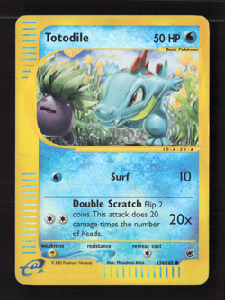 Totodile (134) Common Reverse Holo Expedition 134/165 HP Pokemon TCG - Image 1