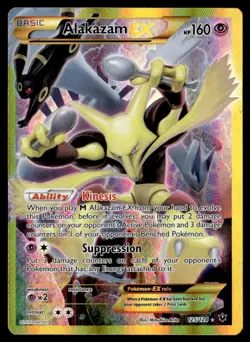 Alakazam EX (Secret) Secret Rare Holo XY - Fates Collide 125/124 NM Pokemon TCG - Image 1